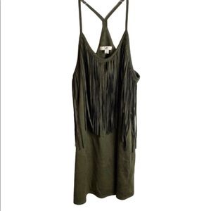 Ya Los Angeles suede fringe dress.